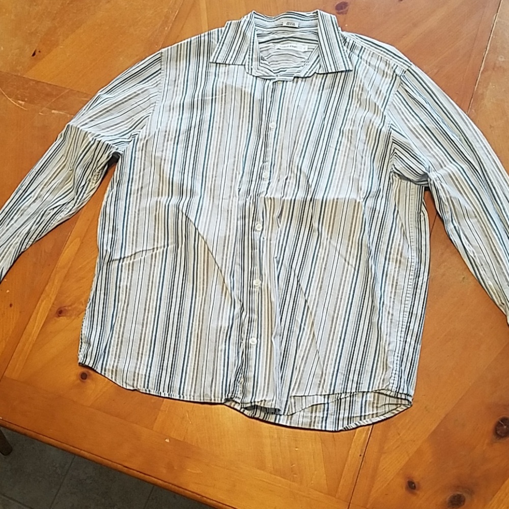 Mens Calvin Klein button up shirt